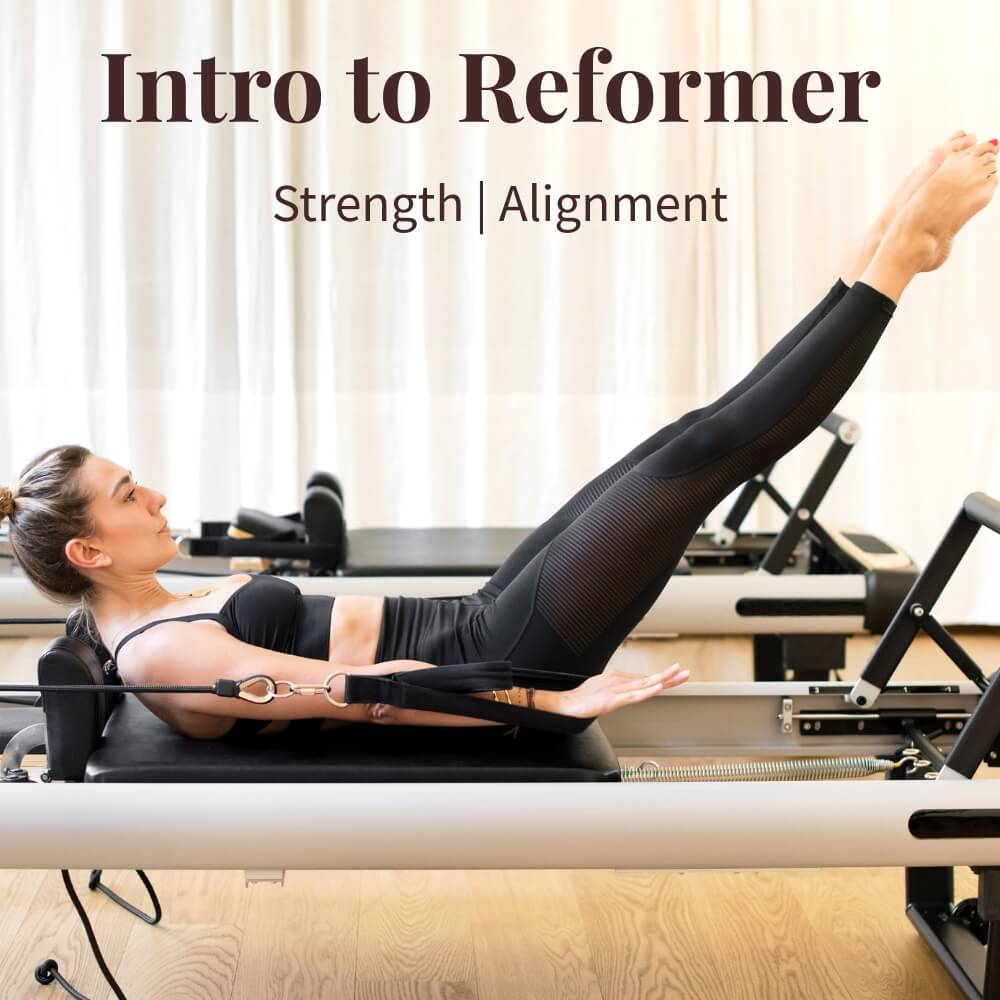Intro to Reformer Introduction to Reformer - reformer classes for strength and flexibility at Maya and Moon Studio