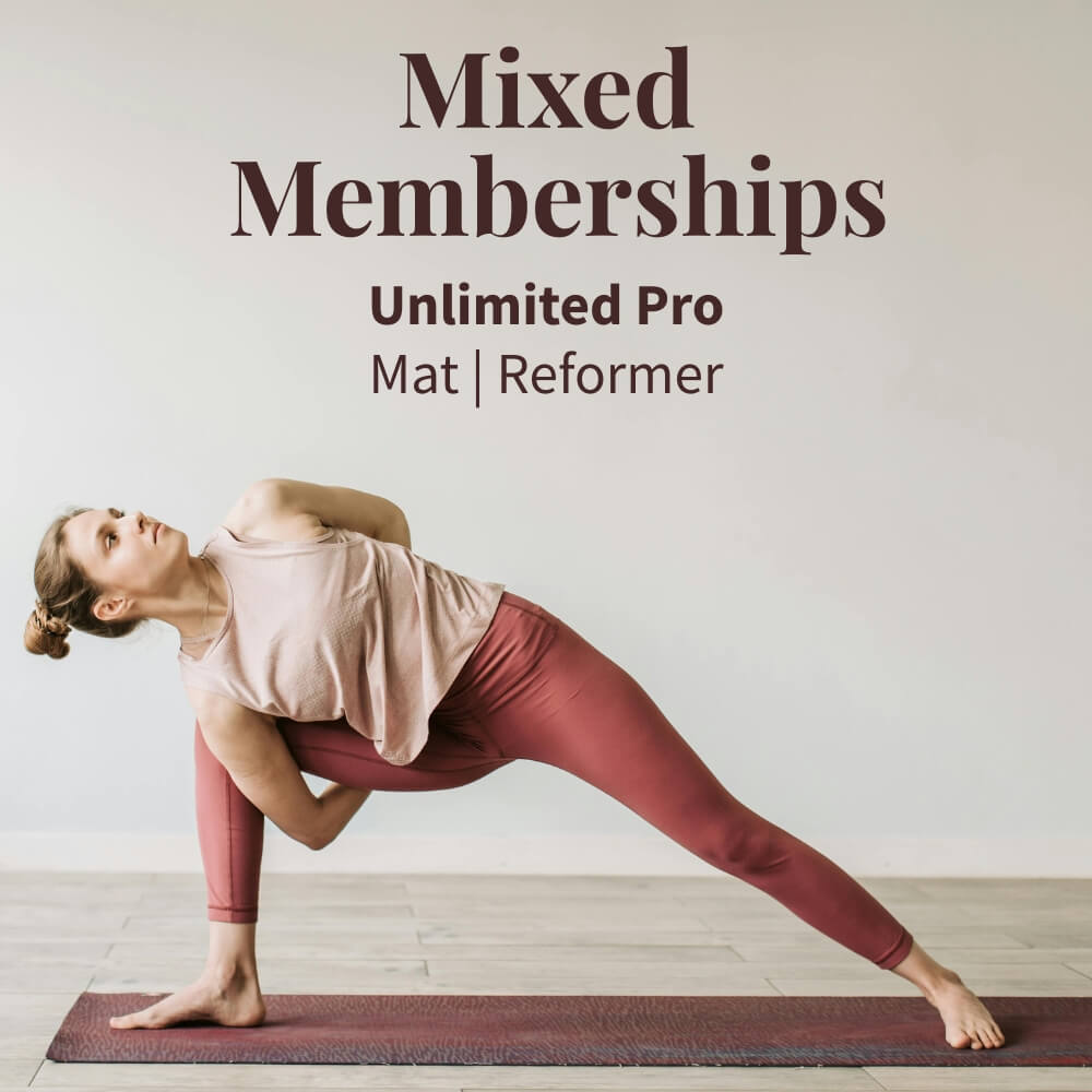 Mixed Membership Unlimited Pro Mixed Memberships Mat and Reformer Classes - Unlimited Pro Membership at Maya and Moon Yoga Studio