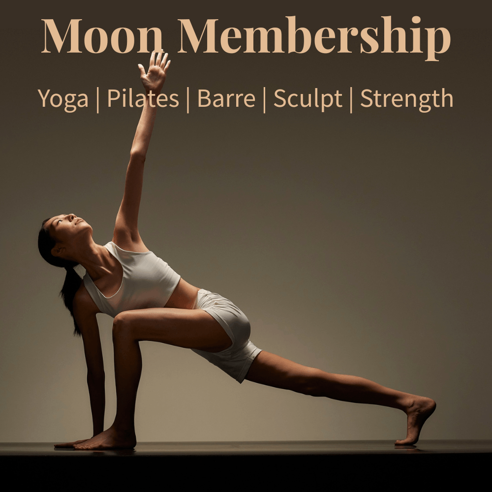 Moon Membership Moon membership - yoga pilates barre sculpt and strength classes at Maya and Moon Studio